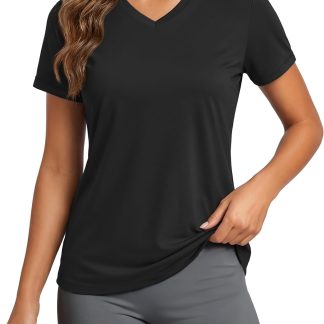 MAGCOMSEN Workout Tops Short Sleeve UPF 50+ Athletic Shirts image 1