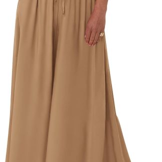Summer Wide Leg Palazzo Pants for Women Casual image 1